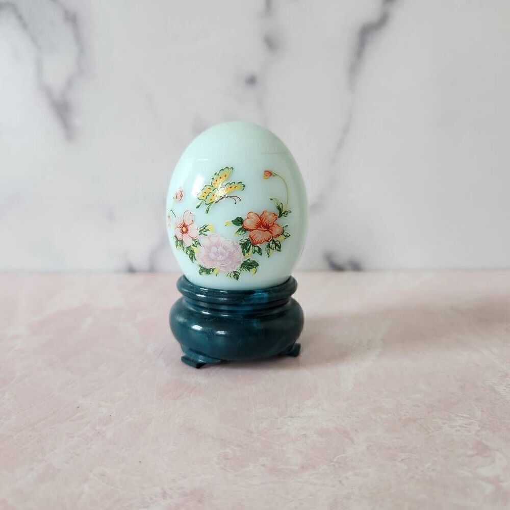Avon charisma cologne empty egg bottle vintage pastel